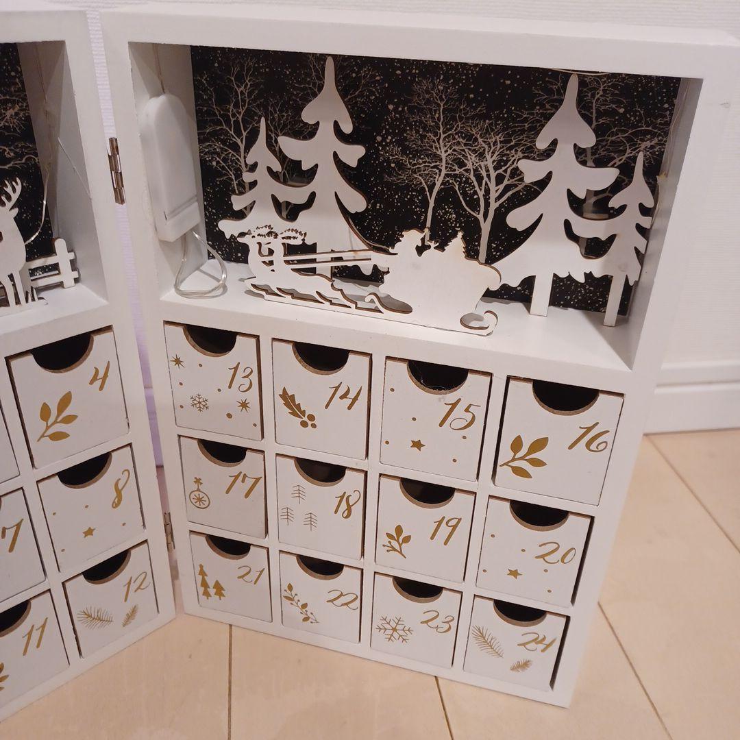 ❤️未使用品❤️木製　アドベントカレンダー　ボックス