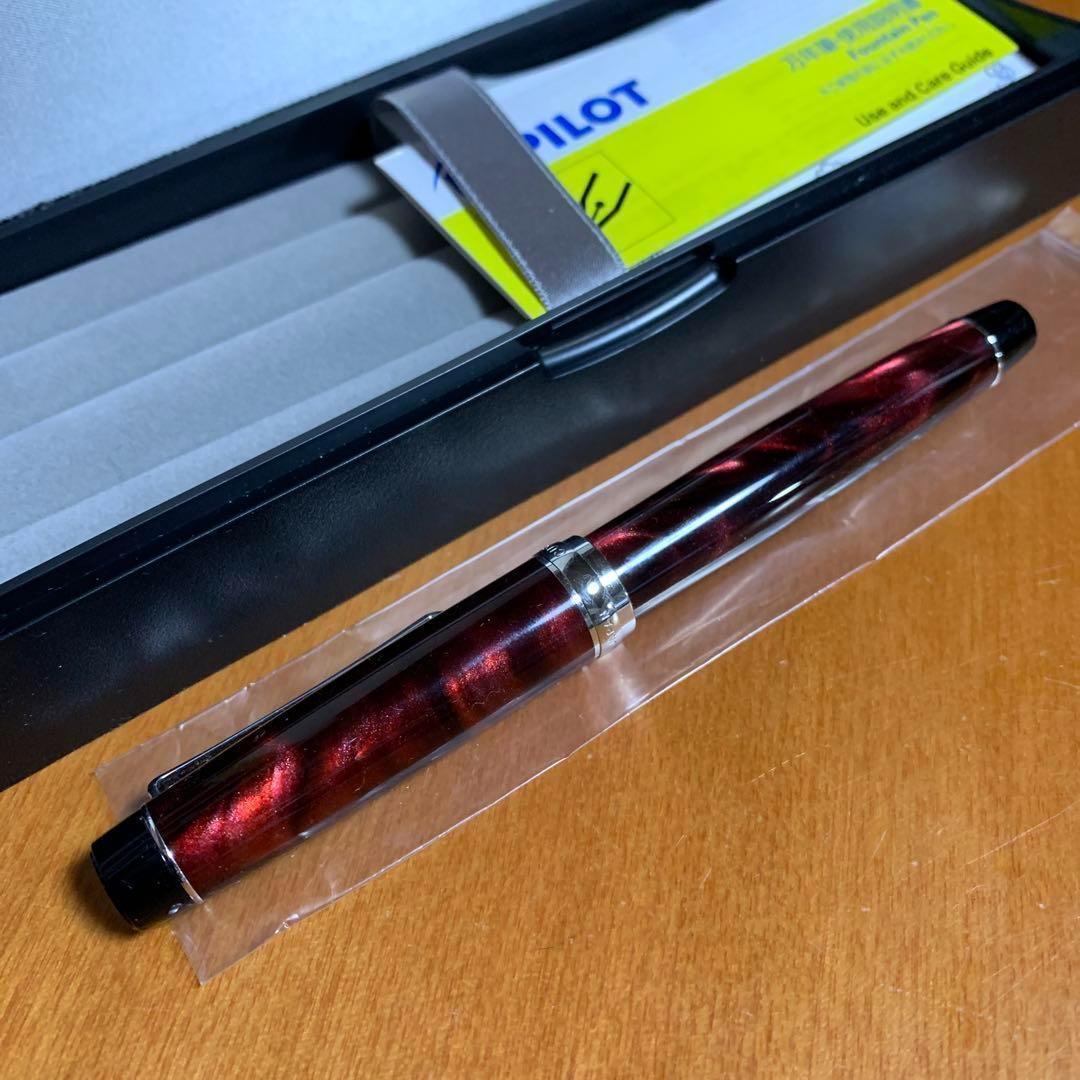 パイロット カスタムヘリテイジSE マーブルレッド M(中字)