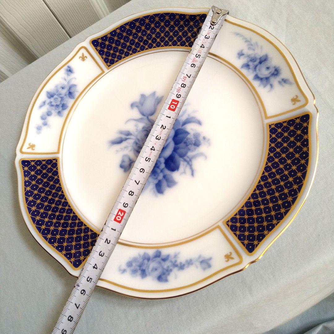 大倉陶園　ブルーインペリアル　ミート皿　プレート　3枚　中古美品