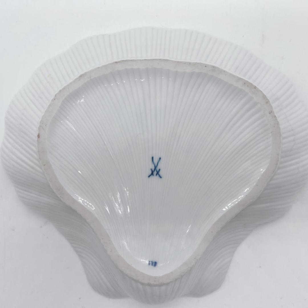 【MEISSEN】マイセン　ブルーオニオン　シェルプレート