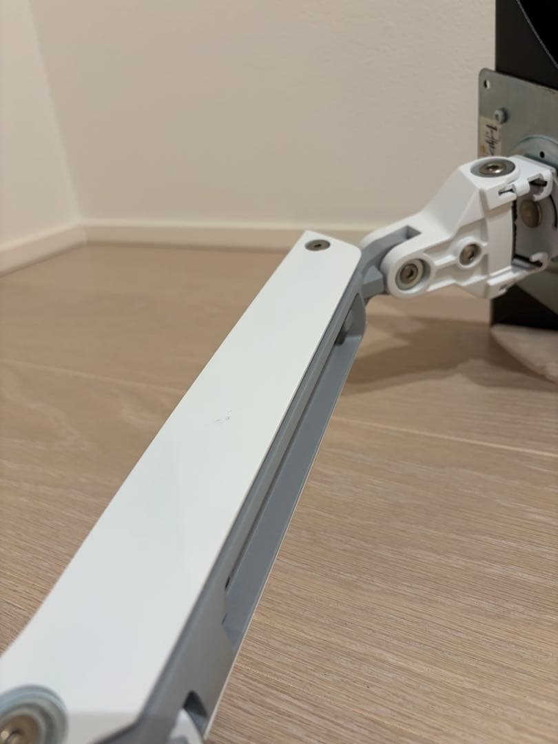 【コバ】 エルゴトロン LX ホワイト（アーム2本＋ノートPCトレー付）