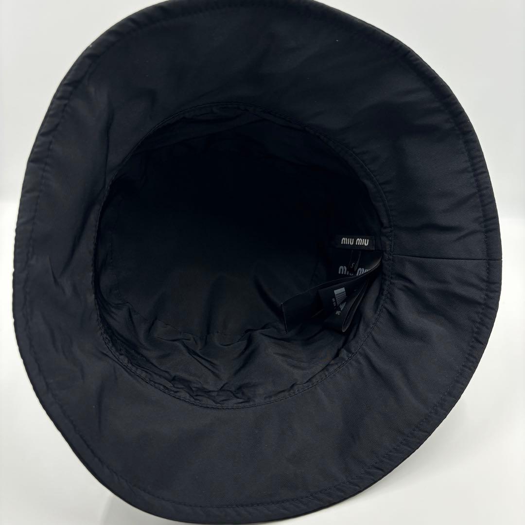 【美品】miu miu ミュウミュウ 22ss バケットハット
