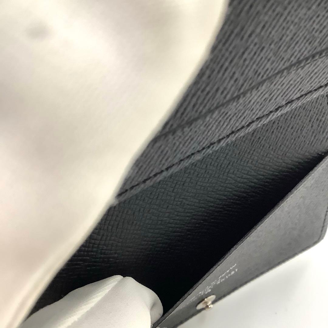 新品未使用 ルイヴィトン タイガ アンヴェロップカルトドゥヴィジット NM 黒