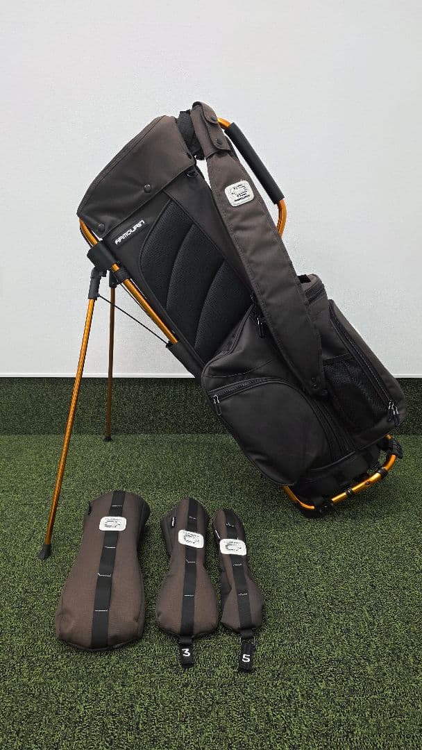 ゴルフスタンドバッグ アーマーインARMORIN　ブラック2024パイプフレーム