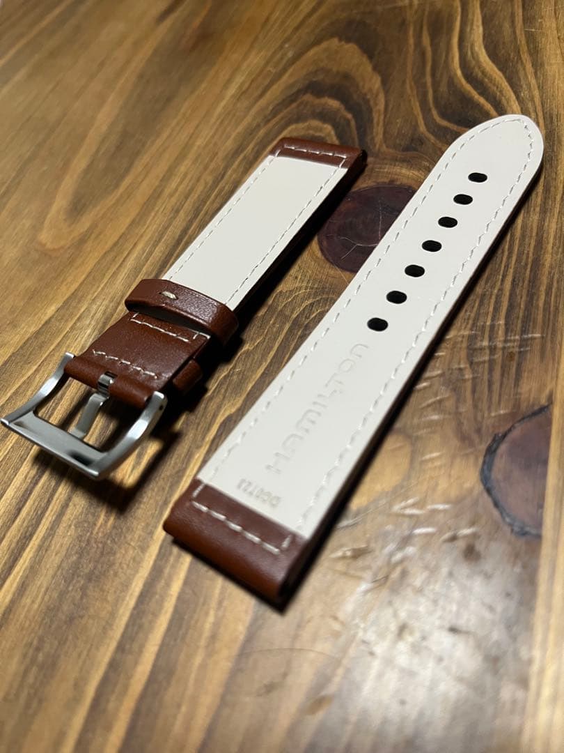 Hamilton Khaki Automatic 42mm ブラウンレザーバンド