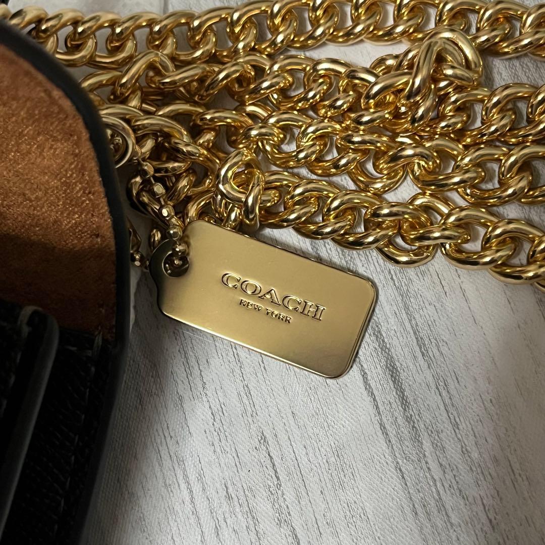 【未使用】coach コーチ　ミニクレア　クロスボディバッグ　ブラック