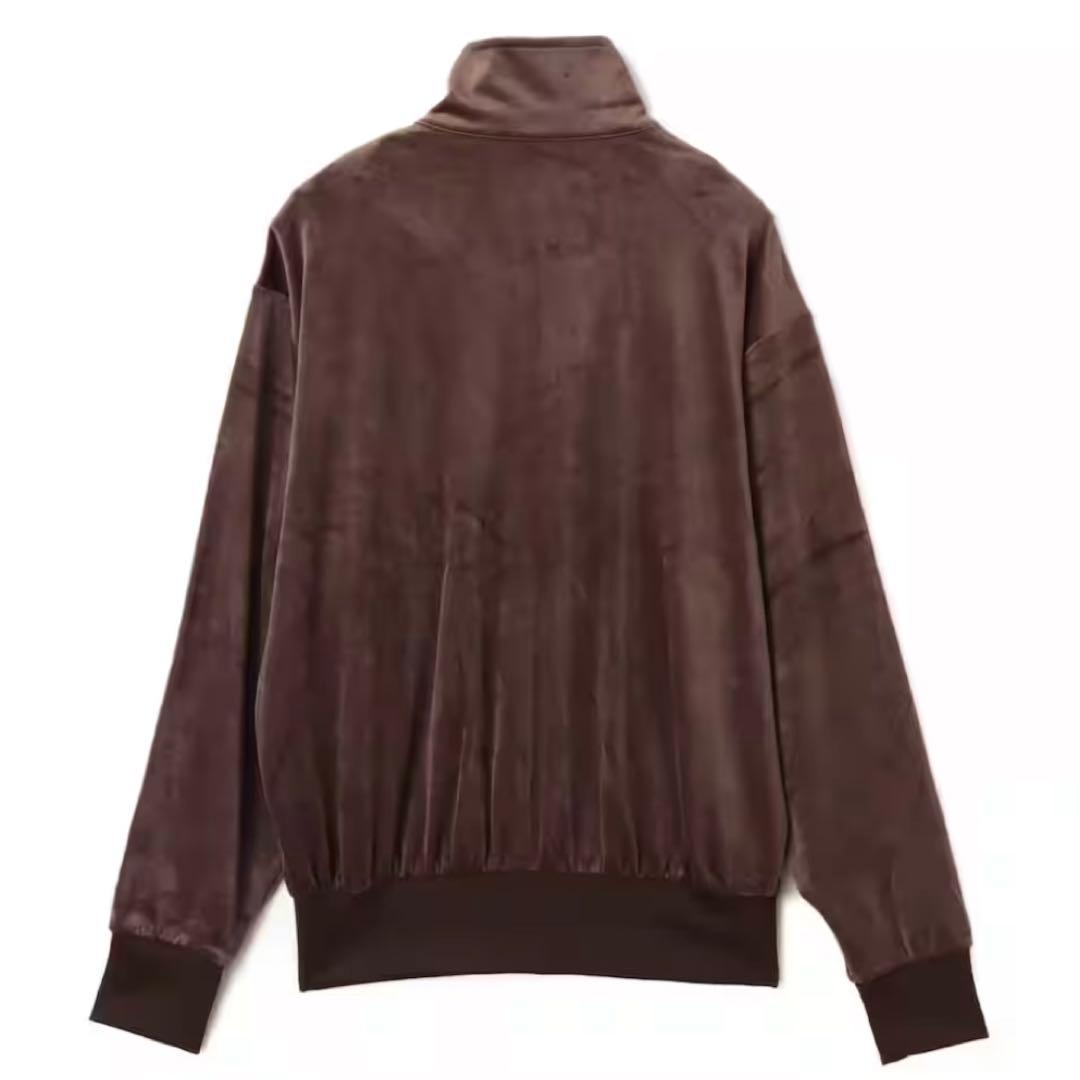 新品XS⭐️adidas ファイヤーバード ベロア トラックトップ ダークブラウン