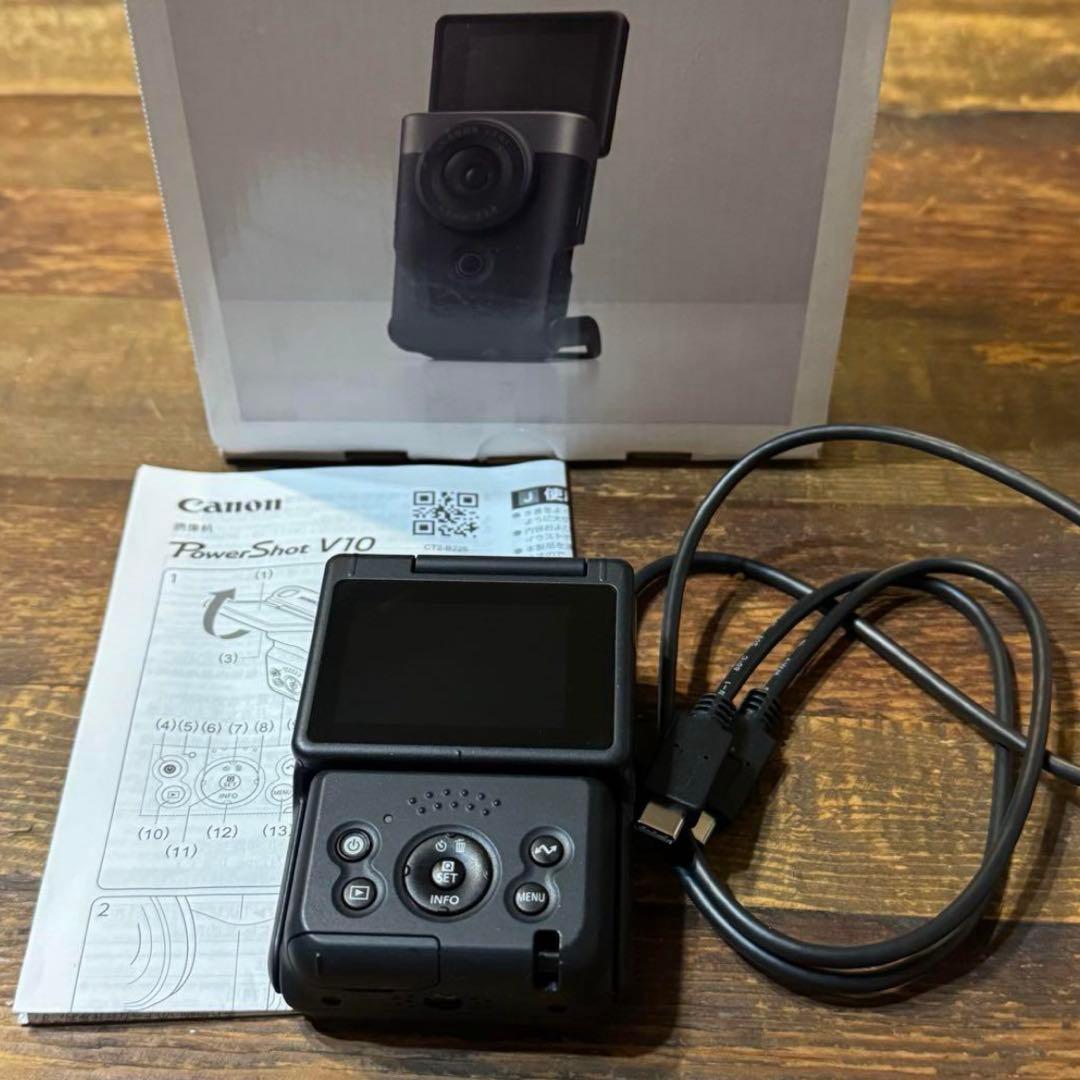 【美品・箱あり】Canon PowerShot V10 silver