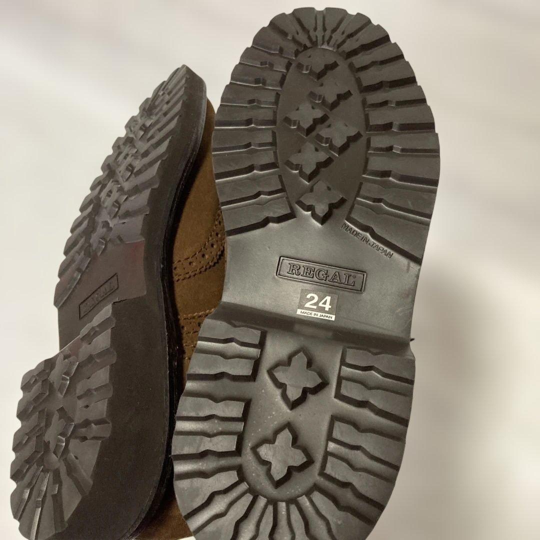 [ほぼ新品]✨REGALリーガル スウェード✨ウィングチップシューズ ローファー