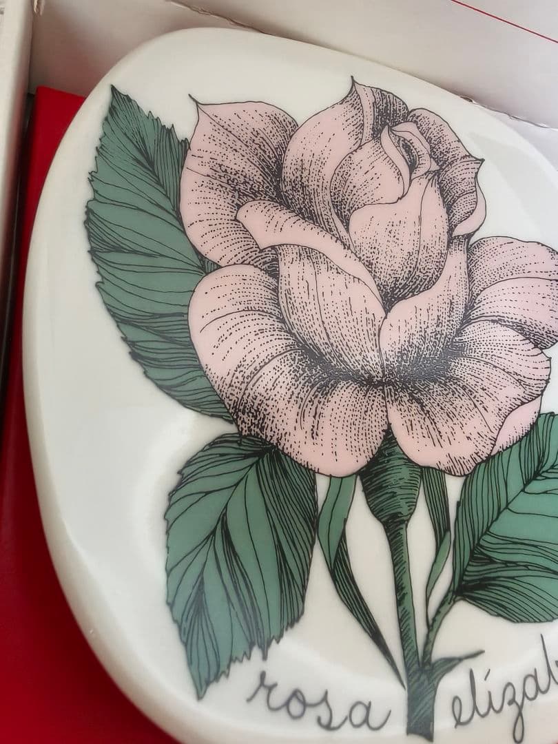 【美品】箱付き ARABIA ボタニカ ローズ プレート