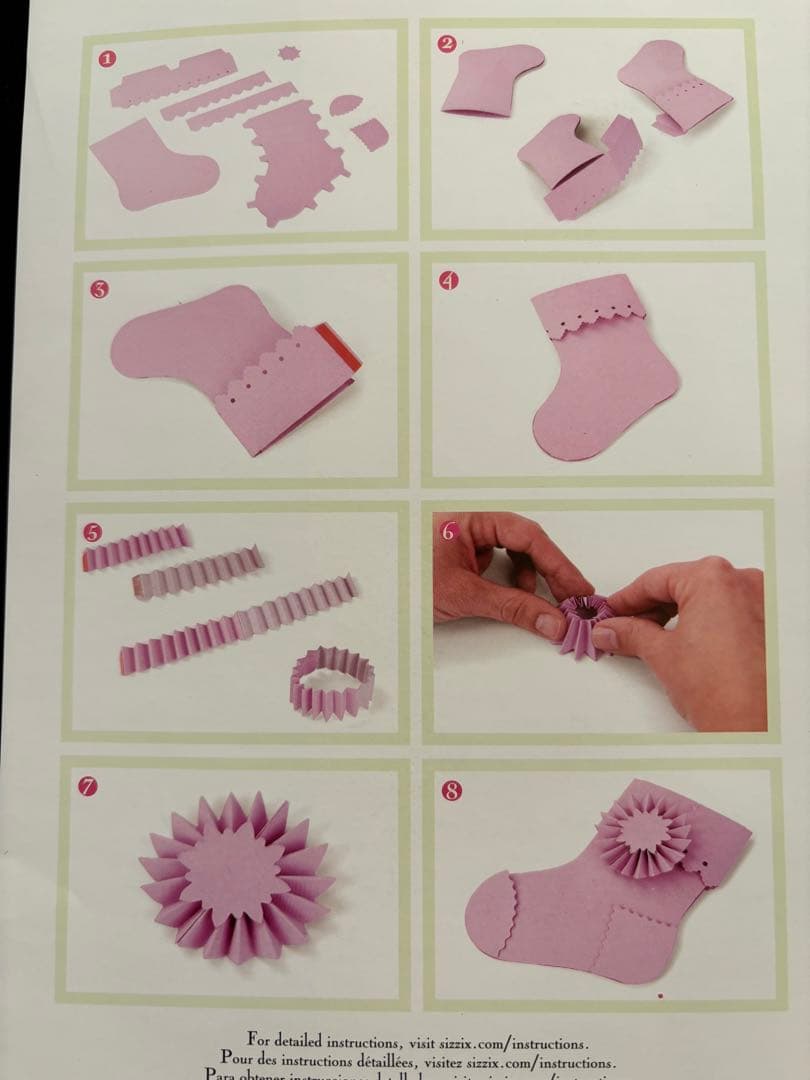 アルバム・スクラップ Sizzix Bigz Stocking Gift Holder 658744