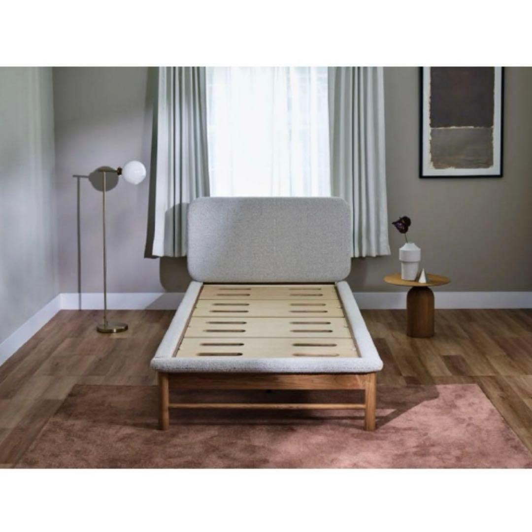 コアラマットレス セミダブル NEWファブリックベッドフレーム ヘッドボード付き