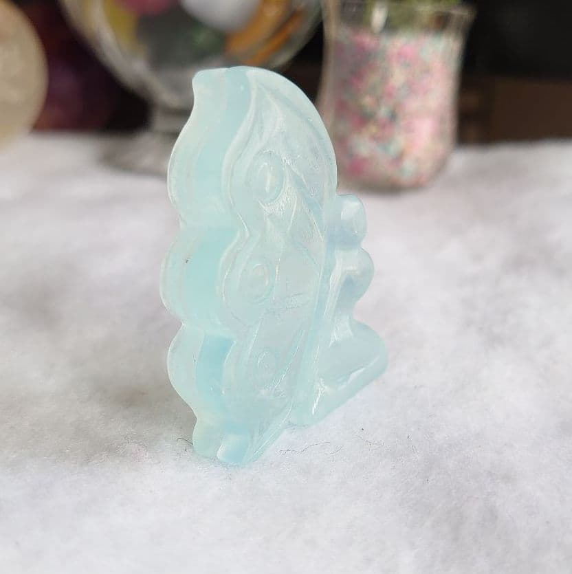 ★アクアマリン　妖精　置物　素敵な逸品