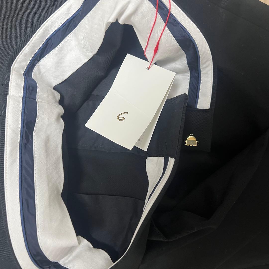 【tohne4】 6(ROKU) コットン チノ パンツ ブラック