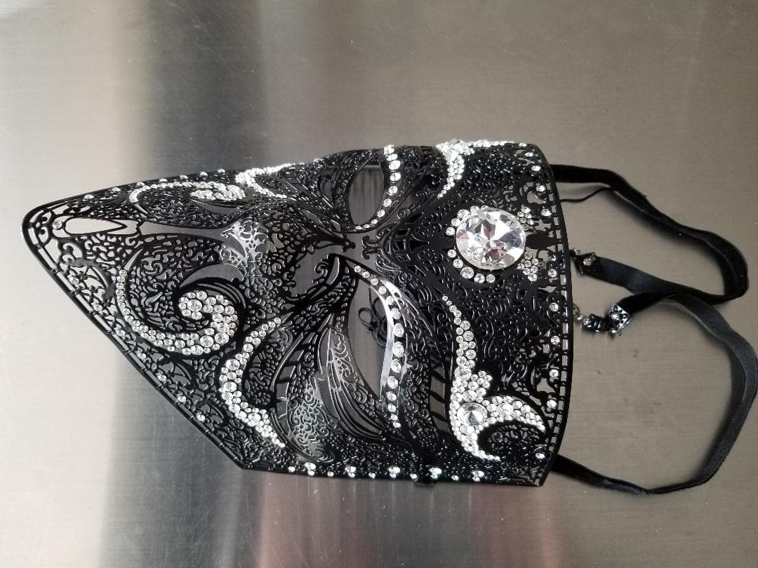 ベネチアンマスク　Bauta Ducale Black