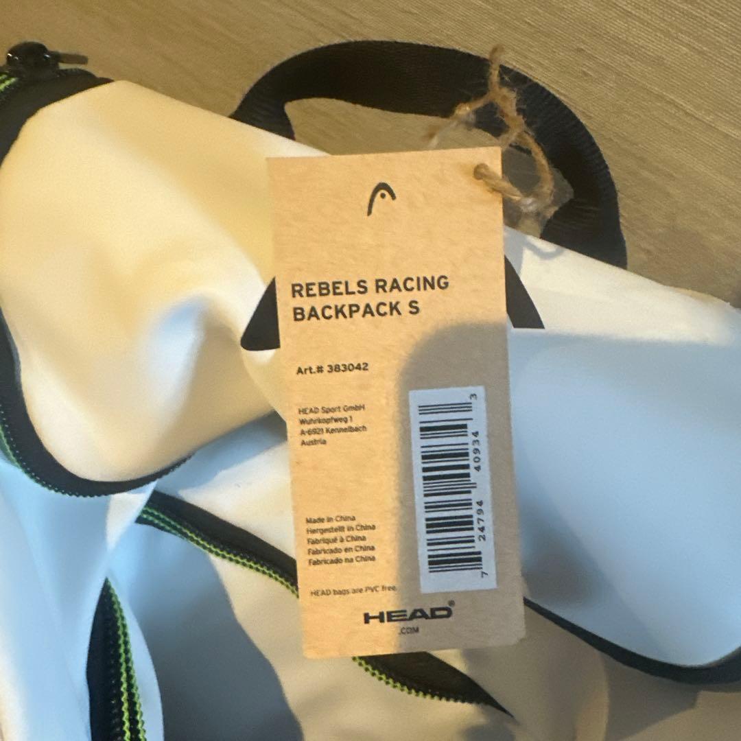 新品　HEAD REBELS RACING BACKPACK S