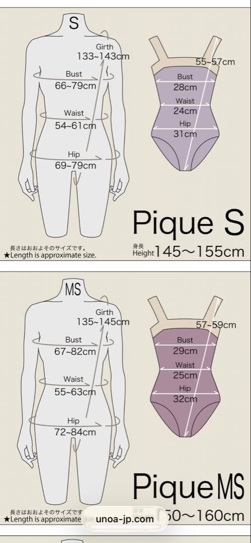 1回のみの着用！unoaウノアレオタードMSサイズ