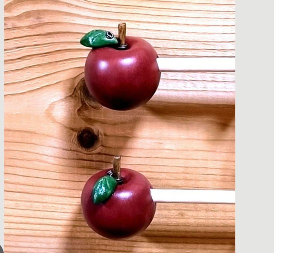 ⭐️アメリカンカントリー雑貨♥木製ෆまん丸りんごෆ＆ハンガー＆多目的マット