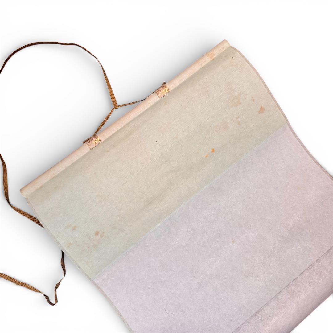 葛飾北斎 「菊」掛軸 木箱付き 没後百四十年記念