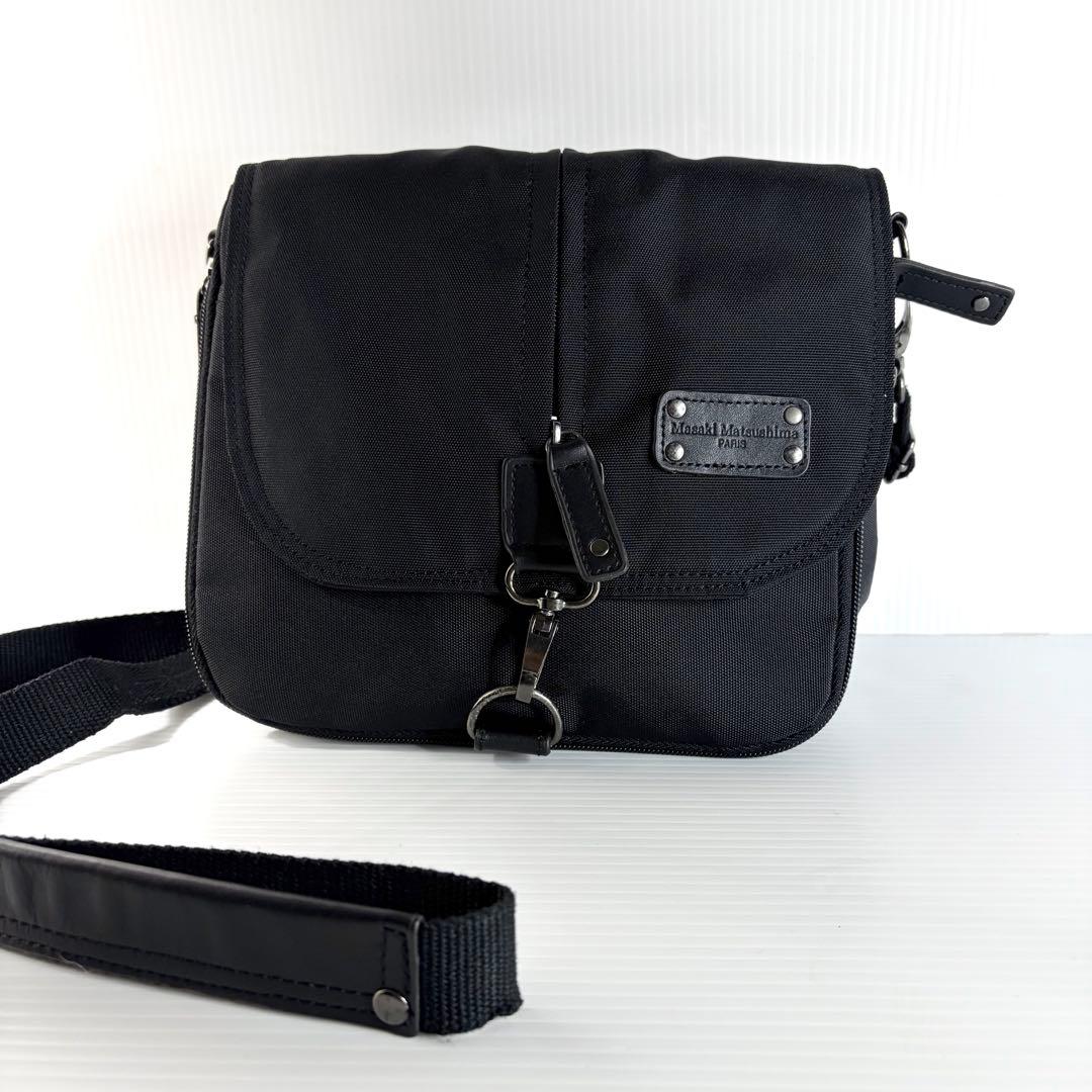 Masaki Matsushima ショルダーバッグ ブラック 黒 拡張可