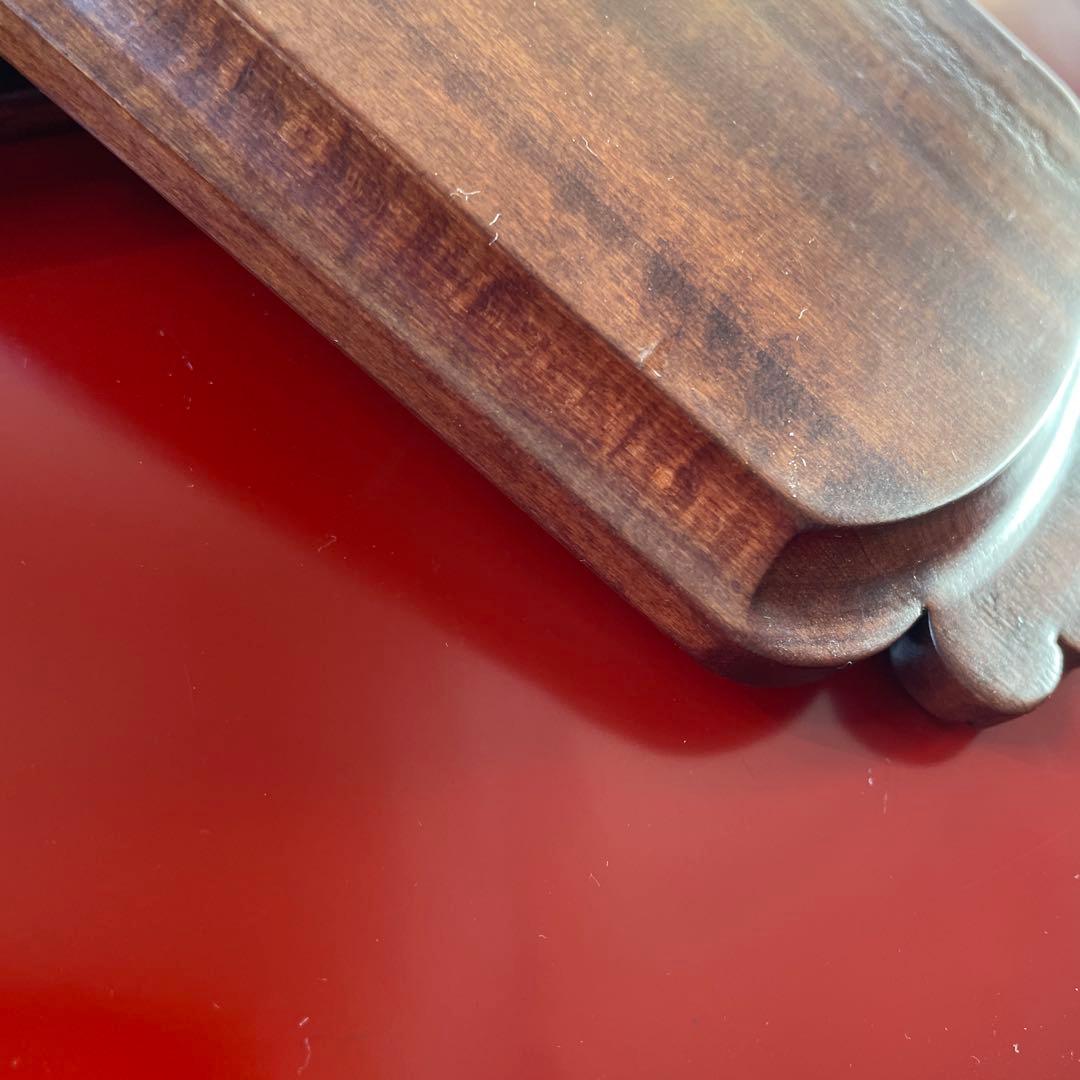 軽井沢彫　桜彫り　銘々皿　菓子皿　角皿　　　　木製トレイ　コースター　２枚セット