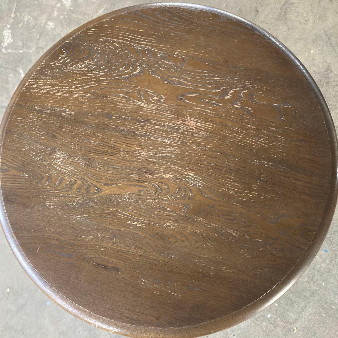 M*M様 天然木 コーヒーテーブル 丸テーブル 木製 直径59.5cm