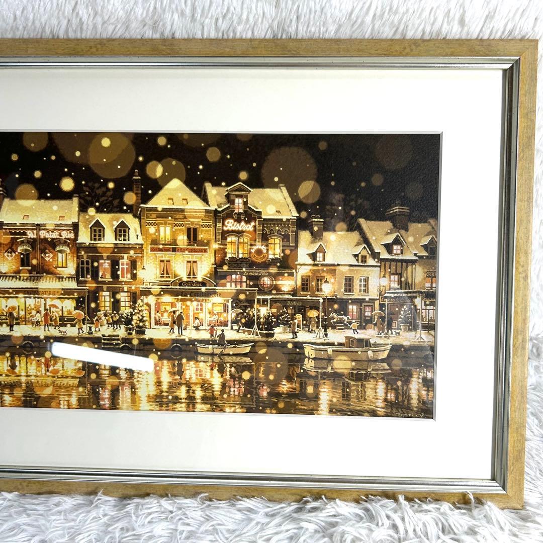 【美品】笹倉鉄平 「サン・ルーに降る雪」 公式 ポスター