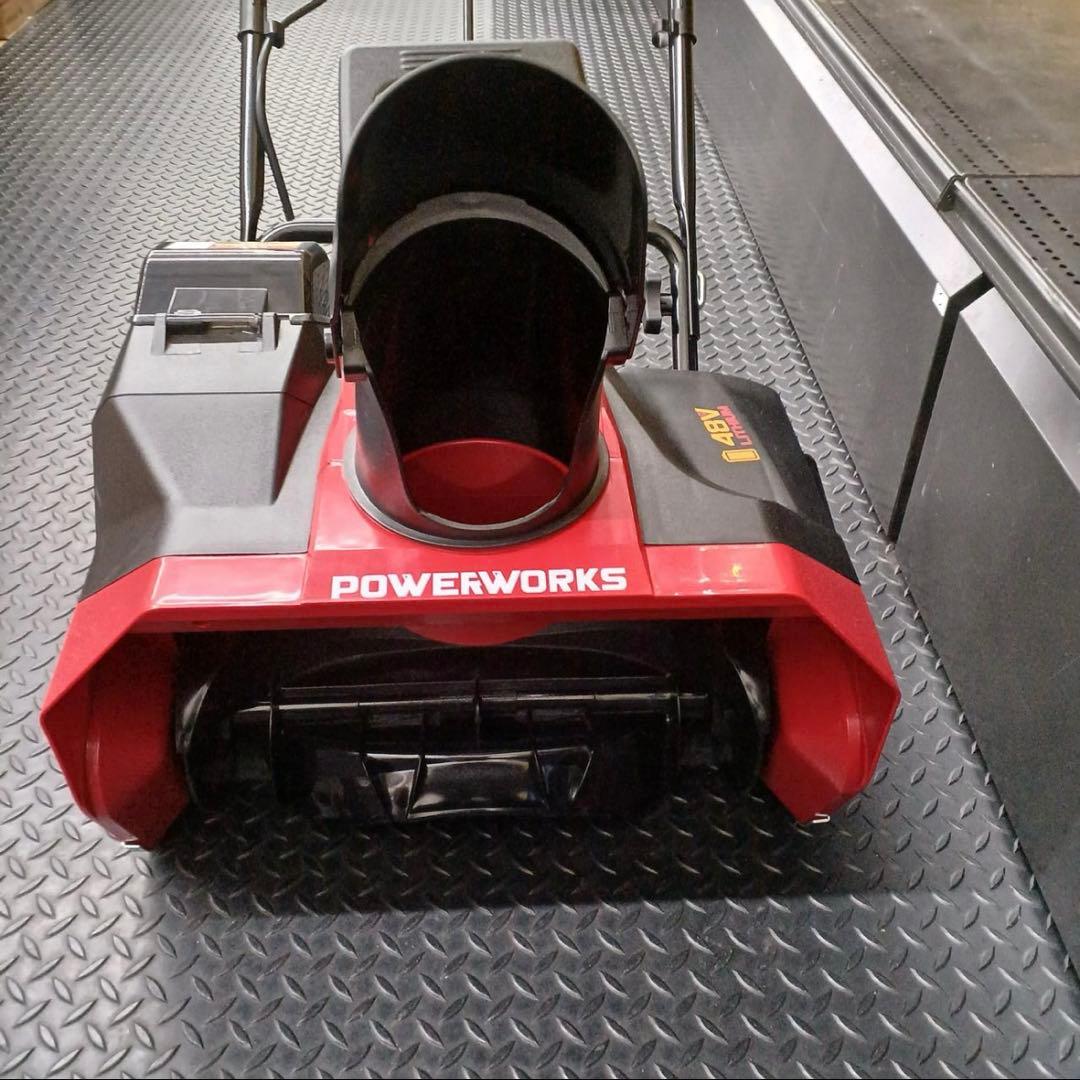 ハイガー除雪機　充電　48V POWERWORKS SNE402 バッテリー2個