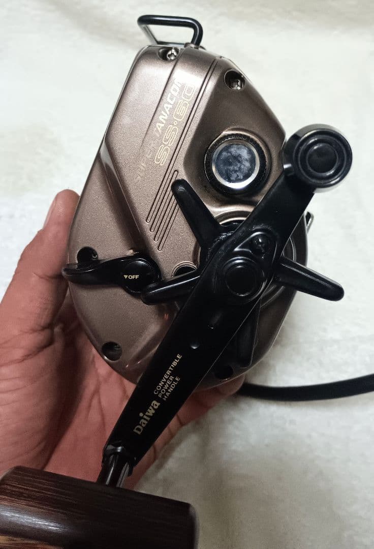 ダイワスーパータナコンSS-60電動リール！新品ライン&電源コード付動作快調