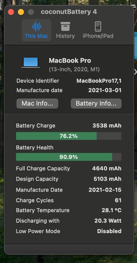 Apple MacBook Pro M1 13インチ 16GB/512GB US