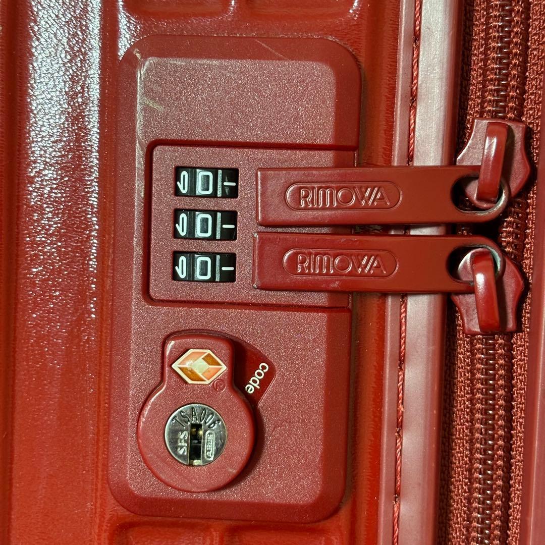 美品★ RIMOWA リモワ　サルサ　キャリーケース　レッド　35L 3R20