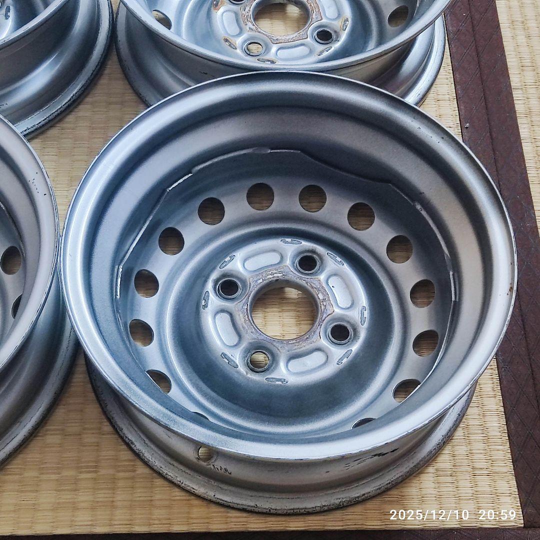 12インチ 4.00B +40 PCD100 純正 ダイハツ 鉄ホイール