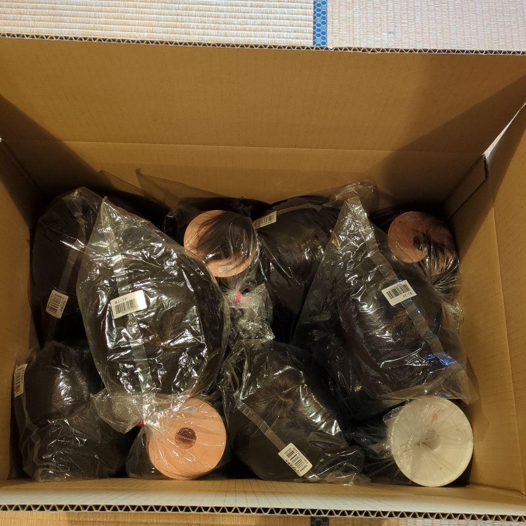 カットウィッグ　東京チャーム　24-12-13　国家試験用7個とMJ-39を3個