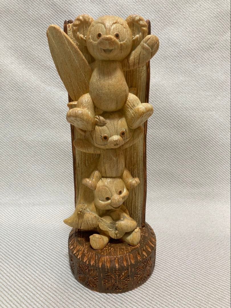 アウラニ ディズニー ハワイ 限定 オル ダッフィー リーナベル 置き物