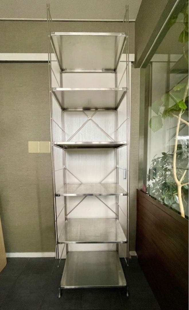 TN KING◾️無印良品 ステンレスユニットシェルフ特大 6段ALLステン