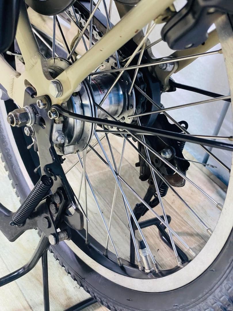 2873ヤマハ8.7アンペア3人乗り対応20インチ子供乗せ　電動アシスト自転車