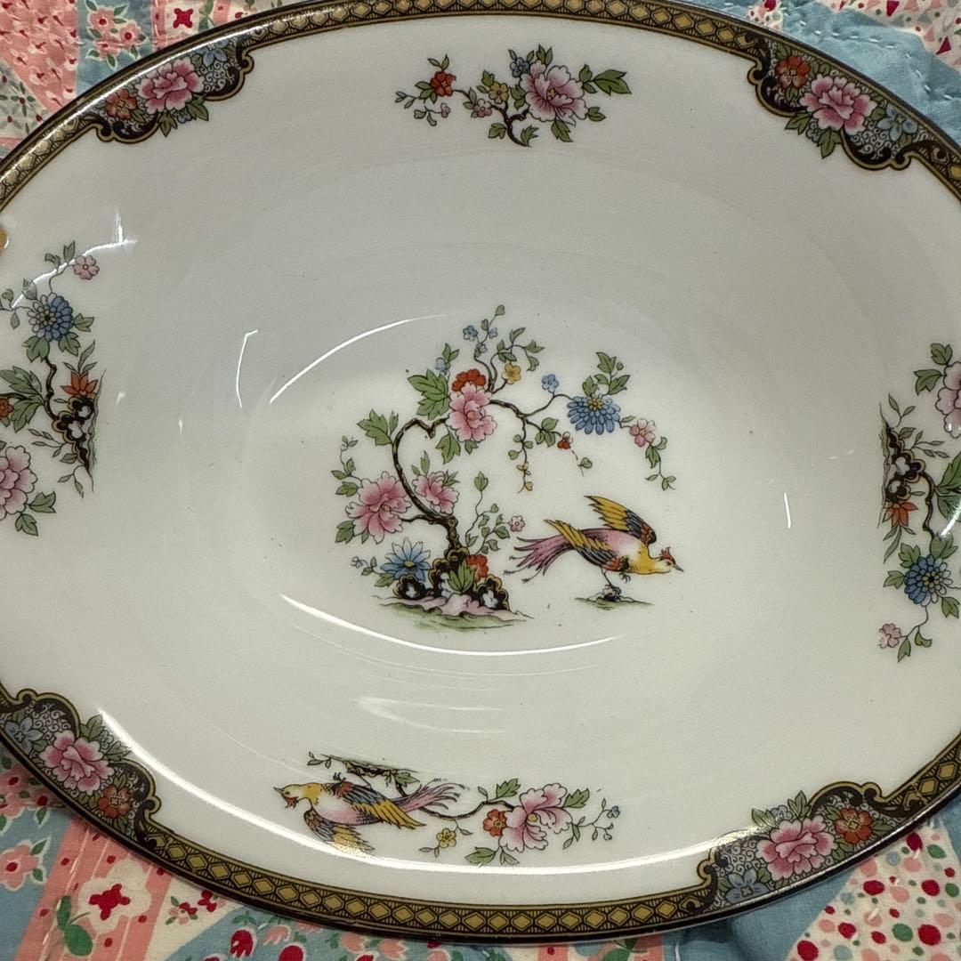 オールドノリタケNoritake深型オーバルボウル