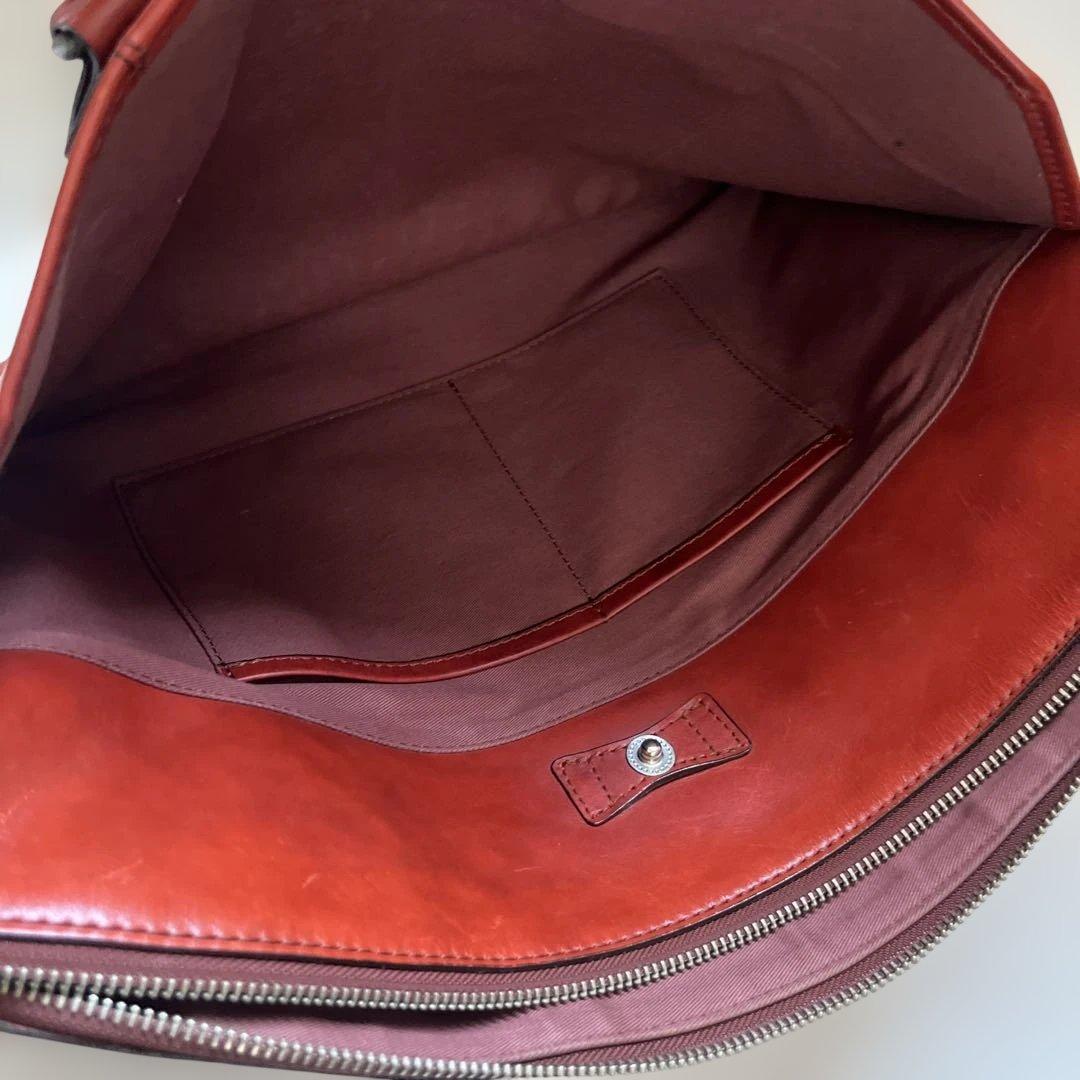 ●エルゴポック　2way ビジネス　バック　ショルダー　バッグ　オールレザー