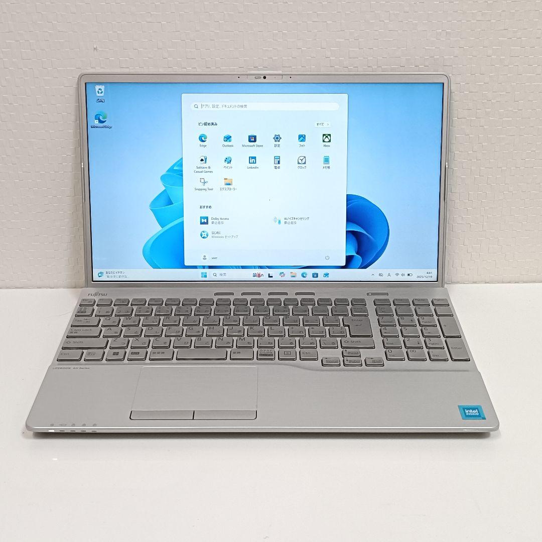 2024年 富士通 Windows11 15.6型 ノートパソコン SSD 37