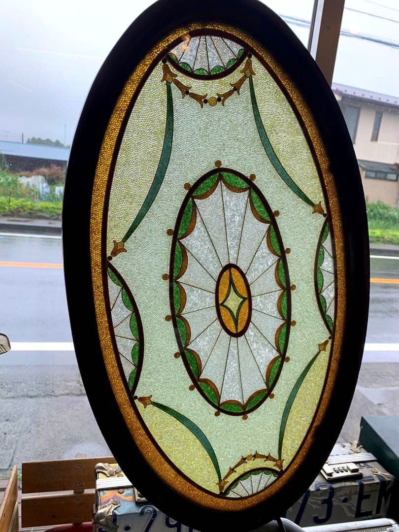 レア　ヴィンテージ　ステンドトレイ