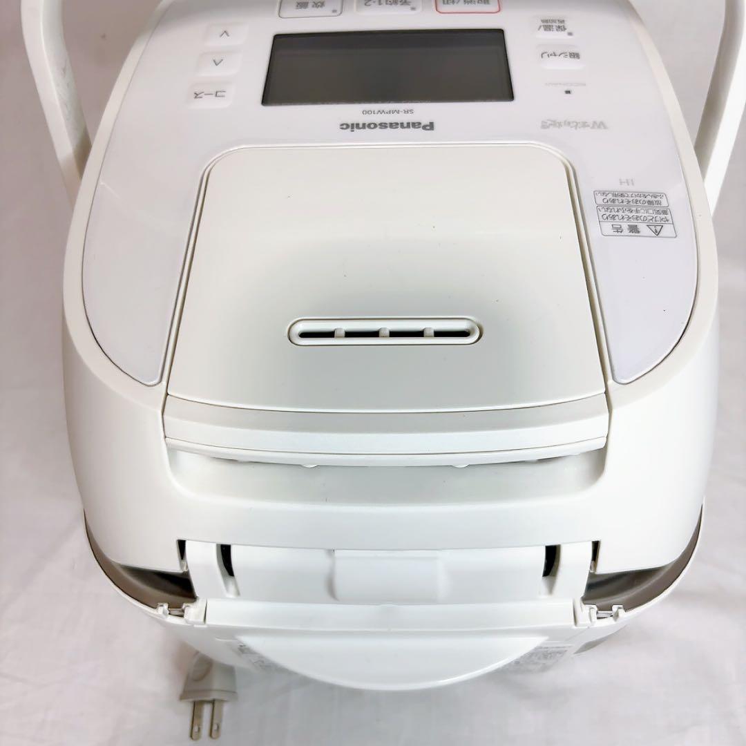 パナソニック炊飯器5.5合可変圧力IH式Wおどり炊き SR-MPW100-W