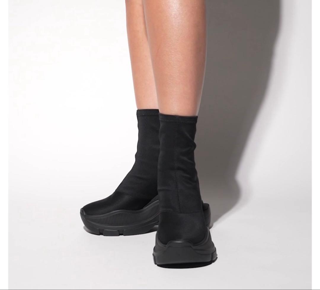 yello ダブルスニーカーショートブーツ