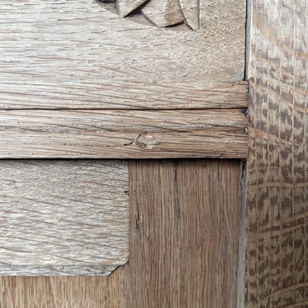 ビンテージ 大理石ドロワーサイドテーブル ベッドサイド　剥離