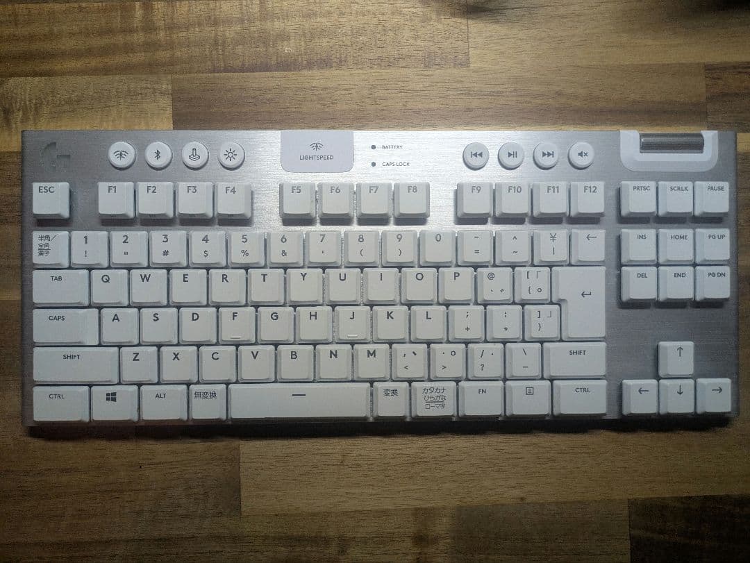 Logitech G913 TKL ワイヤレス シルバー/ホワイト