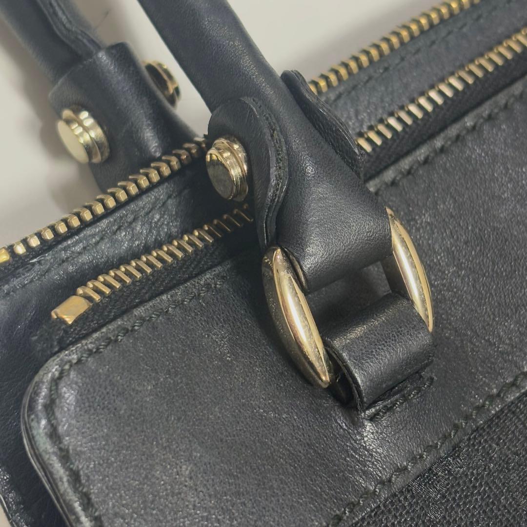 GUCCI グッチ GGキャンバス アビー トートバッグ 黒 190248