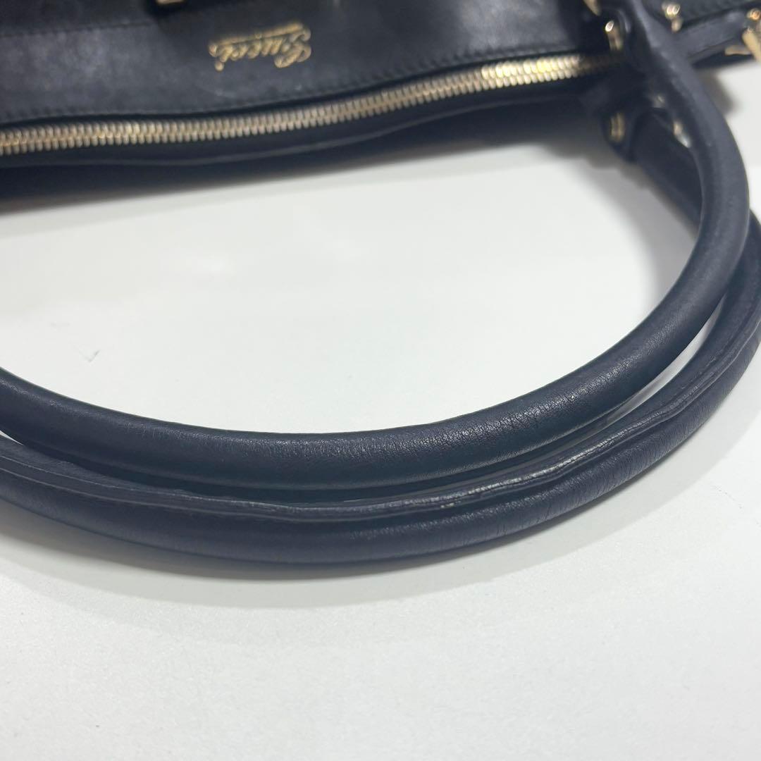 GUCCI グッチ GGキャンバス アビー トートバッグ 黒 190248