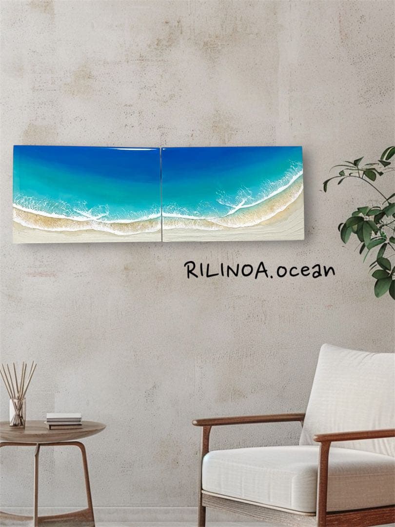 52 オーシャンアート　オーシャンパネル　オーシャンレジン　海