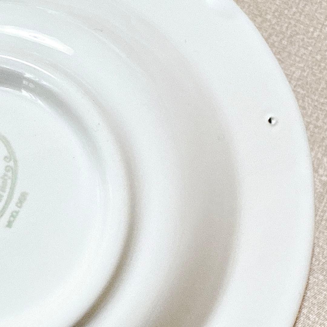 quadritoglio 　バラ柄　深皿　イタリア製　6枚セット