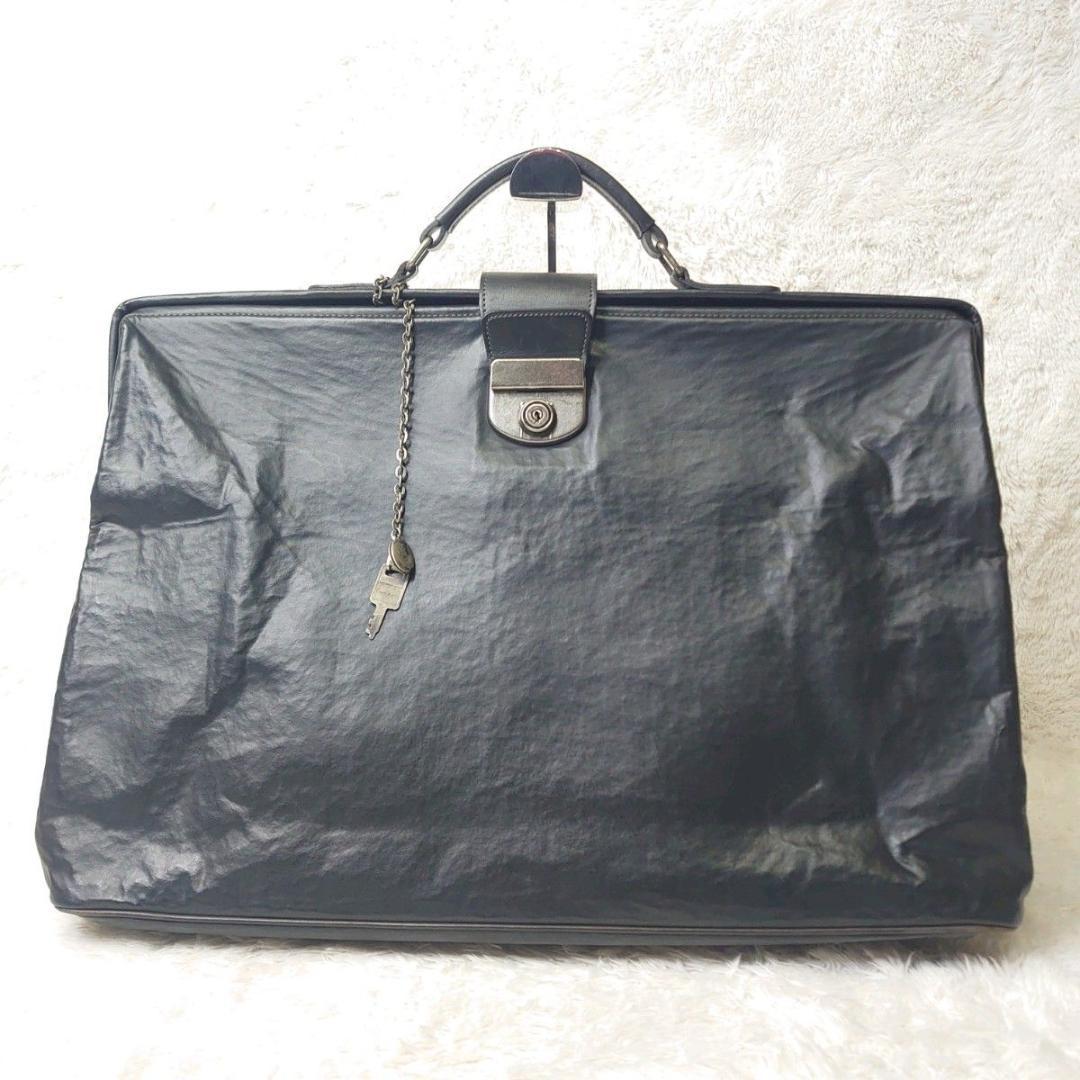 【希少】ジャンポールゴルチエ ドクターバッグ ヴィンテージ ビジネス ブラック
