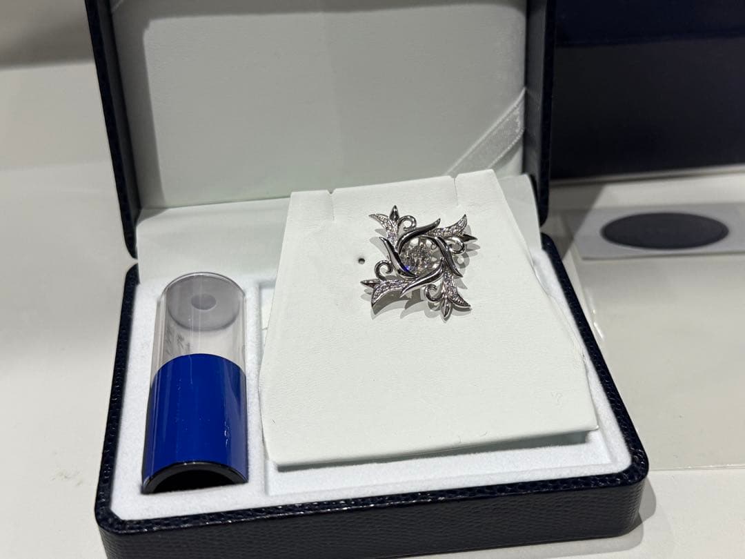 フ*ー様 クロスフォー　ピンブローチ　ピンバッジ　ブローチ　SV925 シルバー